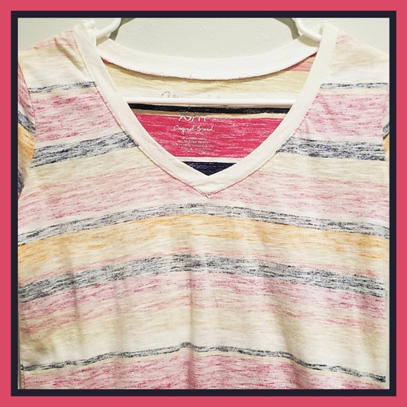 Aeropostale Inside Out Striped Tee - Picture 2 of 2
